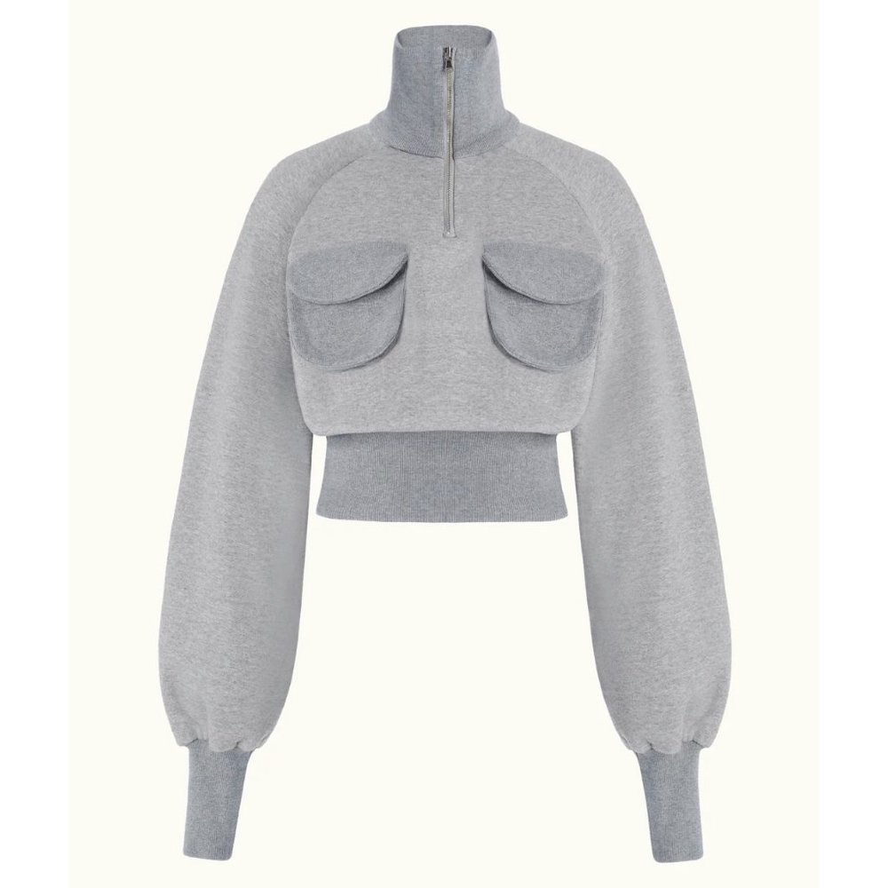 BNWOT ORSEUND IRIS Le Sport Pullover in HEATHER GREY size S